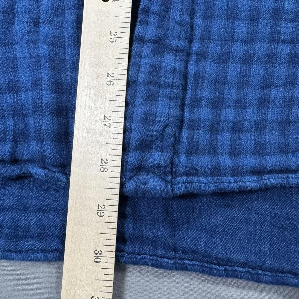 Polo Ralph Lauren Indigo Shipyard Shirt Mens XL Blue Check Button Up Long Sleeve